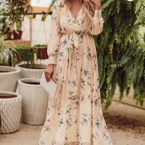 Jessa Kae yellow maxi dress